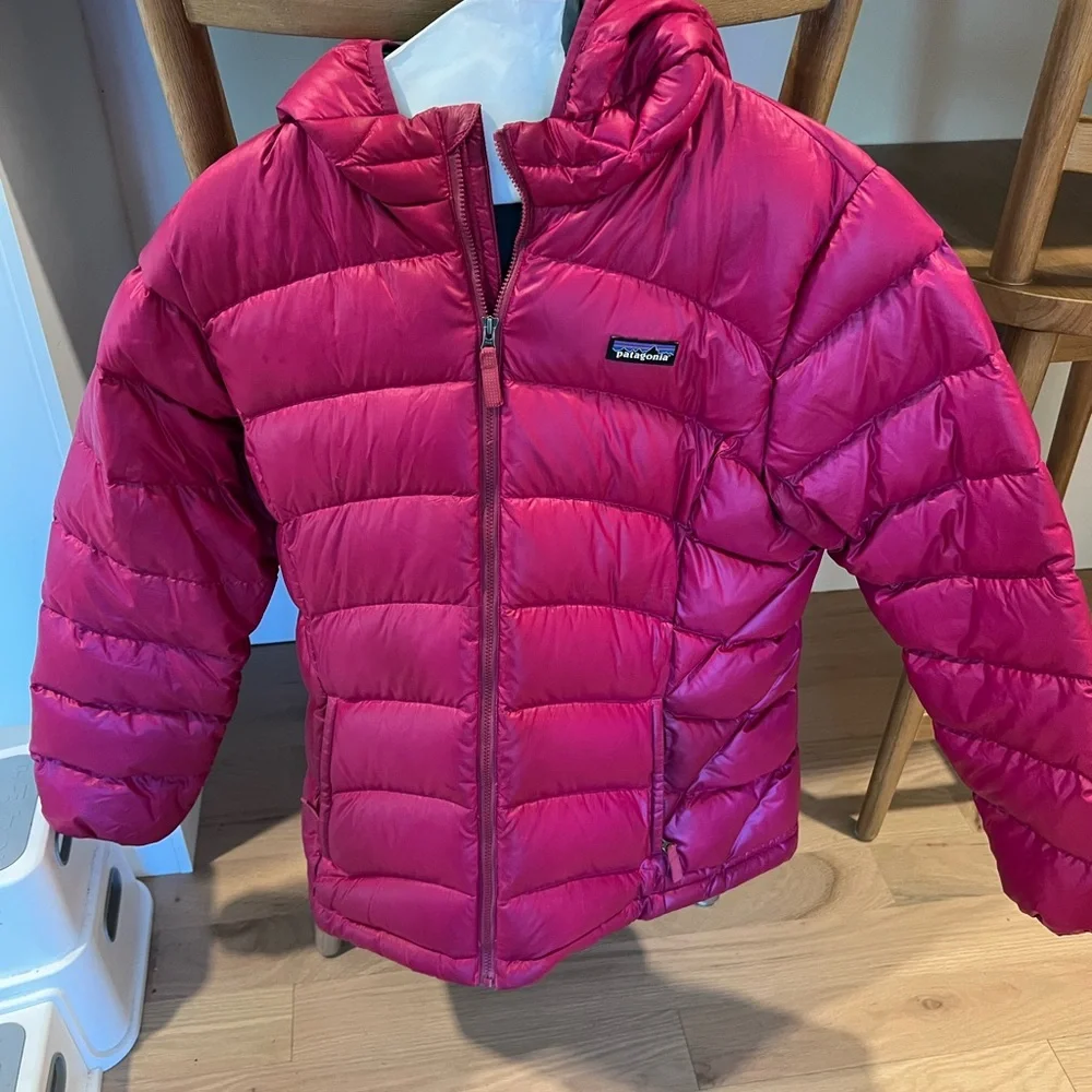 Patagonia Kids Bright Pink Puffer Jacket
